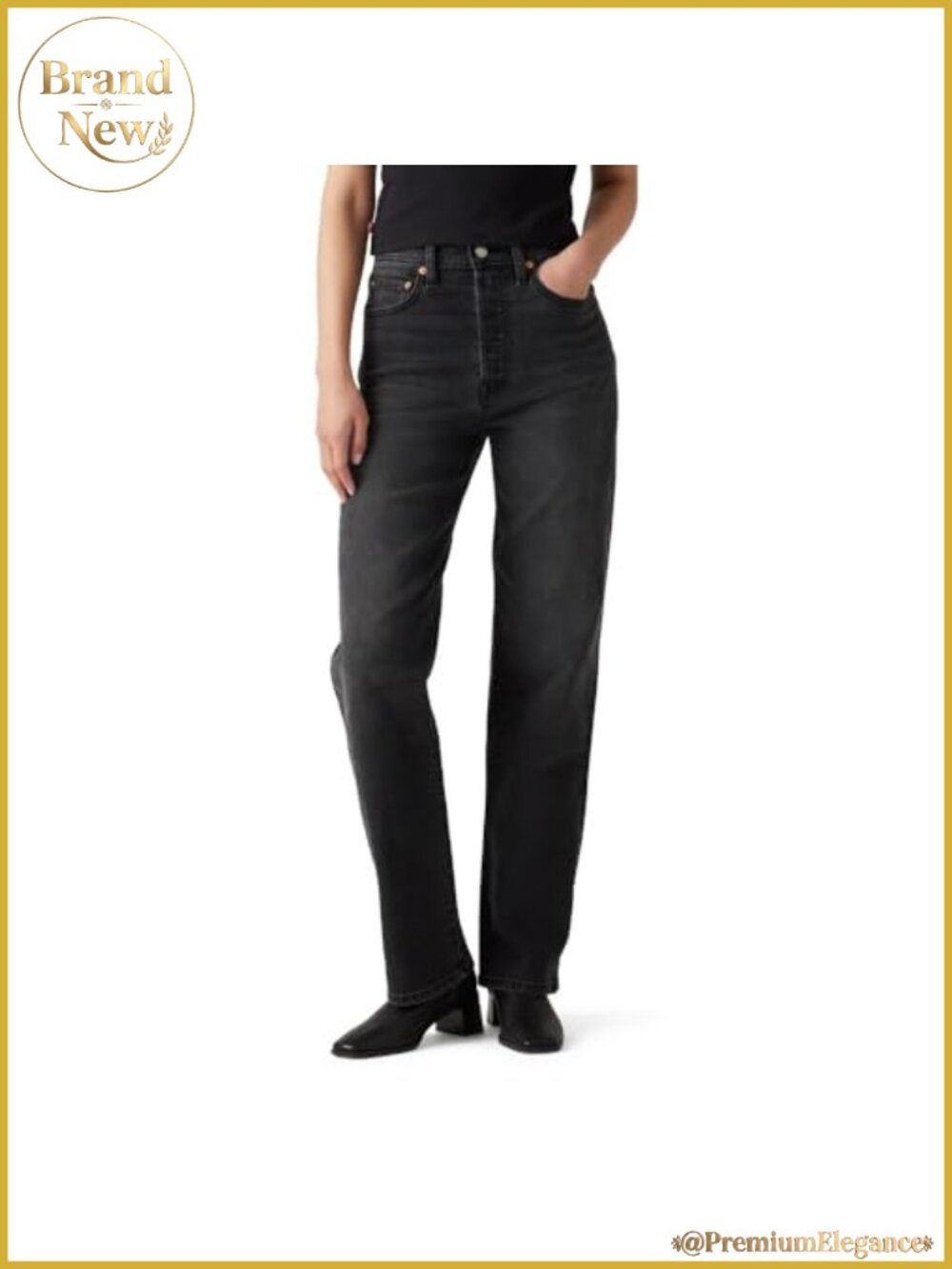 Levi's Ribcage Straight Full Length High Rise Jeans